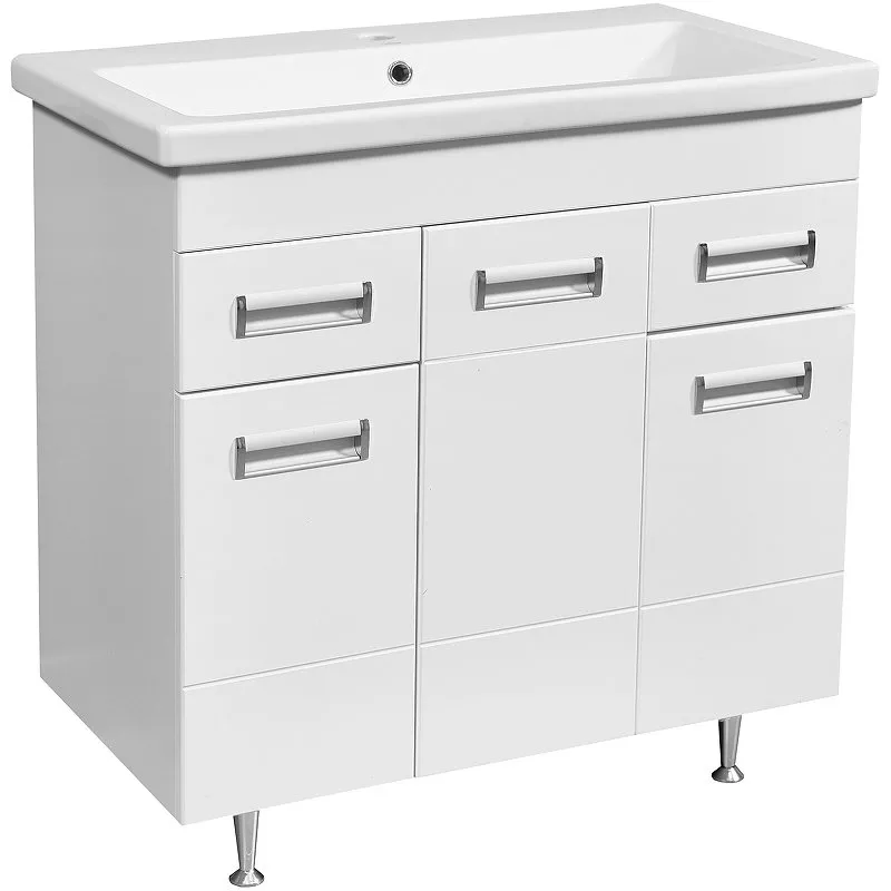 

Тумба под раковину Stella Polar Фиора Сомо 80 белый