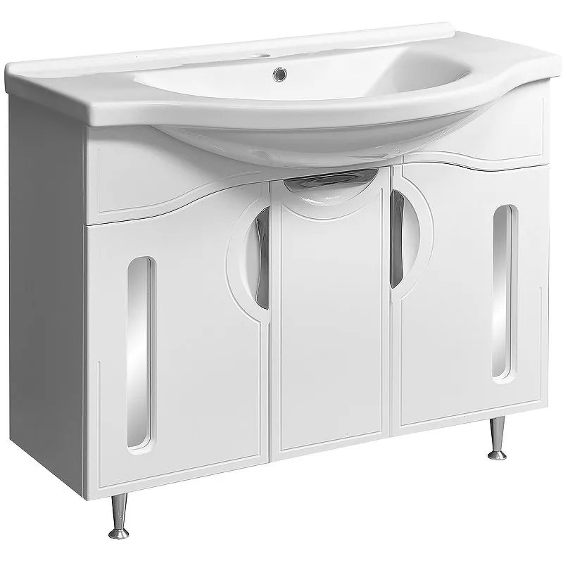 

Тумба под раковину Stella Polar Сильва Эльбрус 100 белый