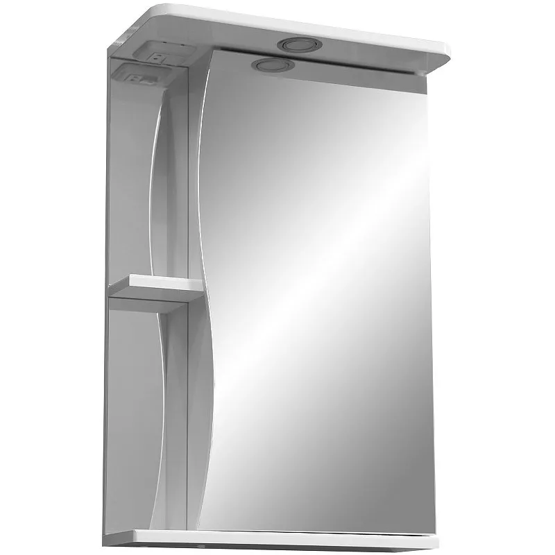 

Зеркало-шкаф Polar Волна Верея 50 R с подсветкой белый