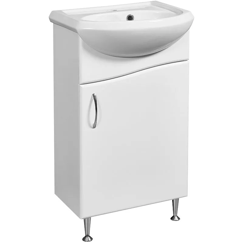 

Тумба под раковину Stella Polar Волна Уют 45 белый