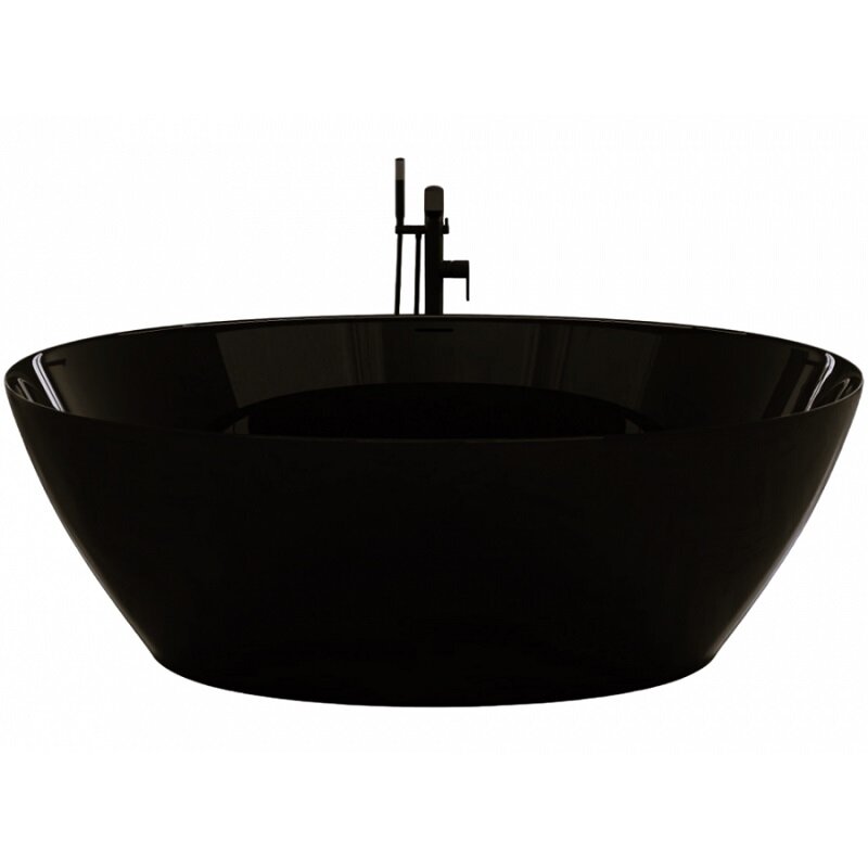 Отдельностоящая ванна Frank F6123 Black/Black