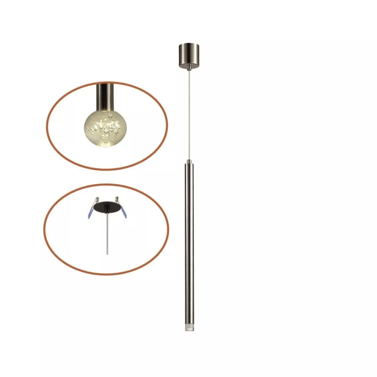 

Подвесной светильник Odeon Light Hightech Fiano 4375/3LA