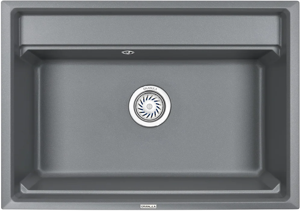 

Мойка кухонная Granula Kitchen Space 73х51 серый матовый
