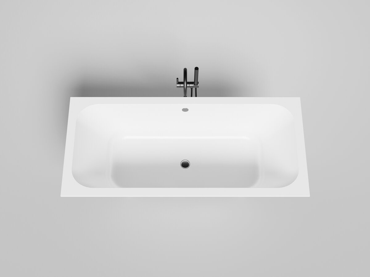 Ванна из искусственного камня Salini Orlando 170х75 S-Sense 103213M