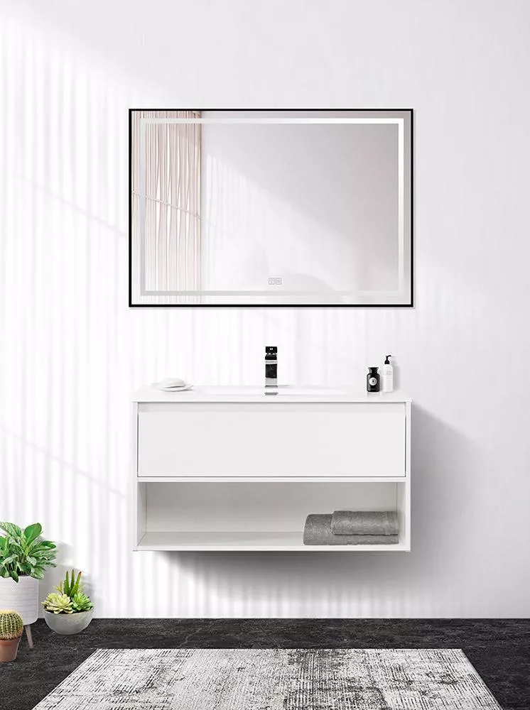 

Комплект мебели BelBagno Kraft 90 белый матовый