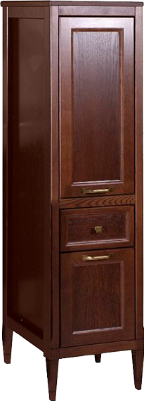 

Шкаф-пенал для ванной ASB-Woodline Гранда 40 R, антикварный орех