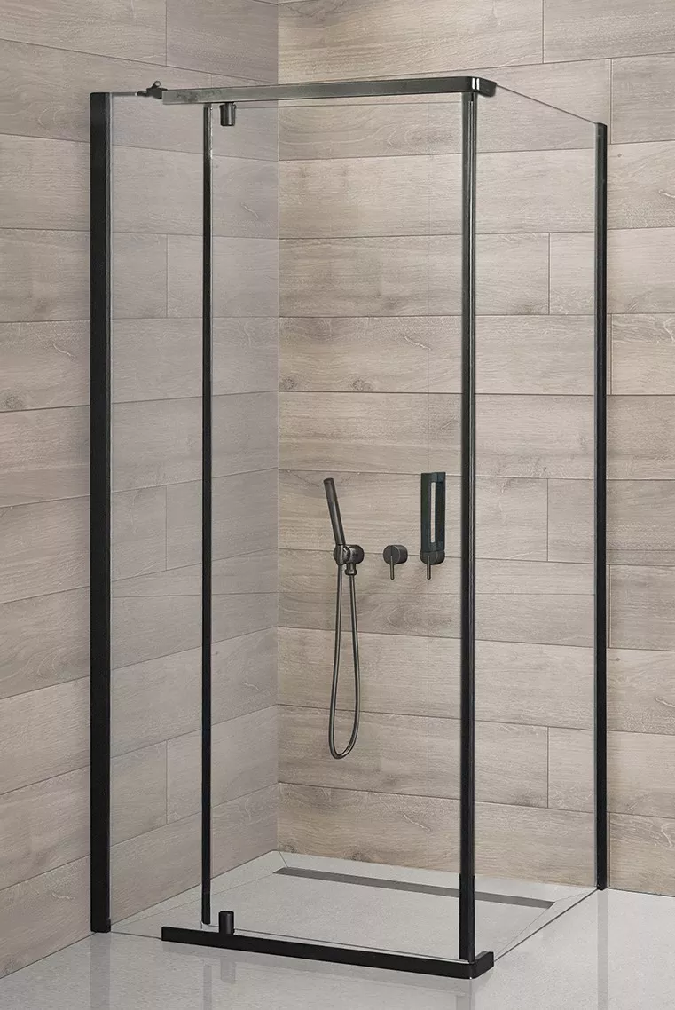 

Душевой уголок Royal Bath HPVD 90х80 профиль черный стекло прозрачное