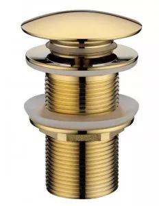 

Донный клапан для раковины Boheme Matt Gold (612-MG)