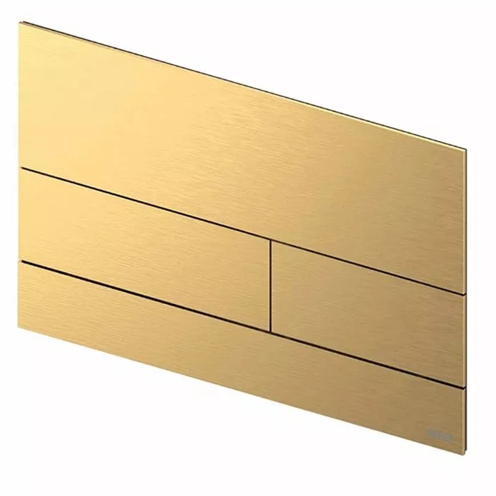 

TECEsquare II. Панель смыва, металл, PVD Brushed Gold Optic