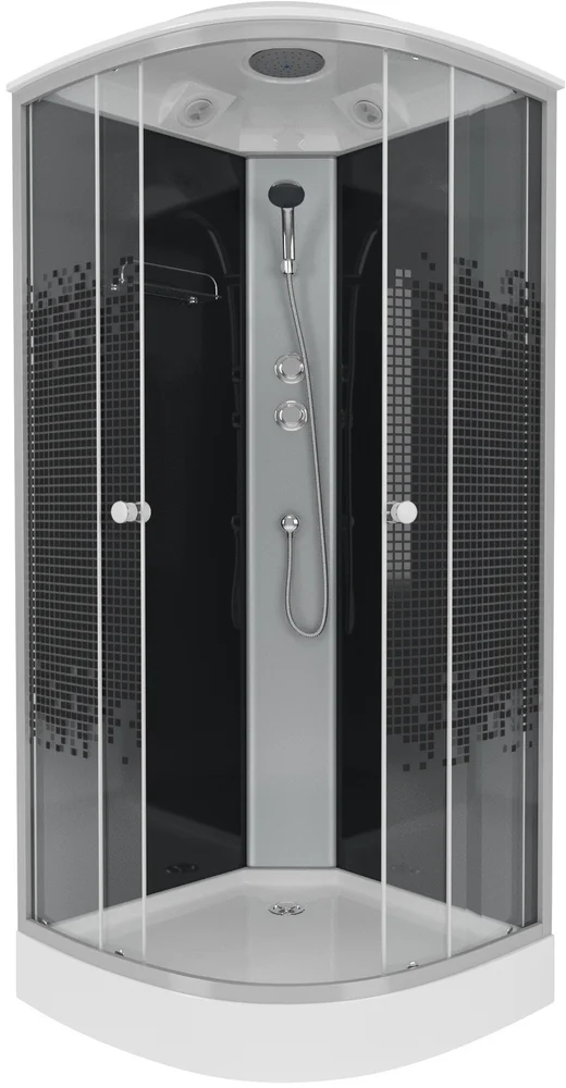 

Душевая кабина Niagara NG-4501-14 BLACK с низким поддоном