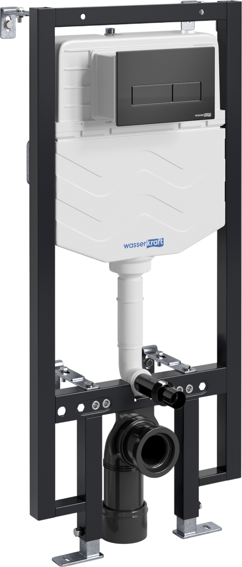 

Система инсталляции для унитазов Wasserkraft Vils 56TLT.010.ME.MB03 с кнопкой смыва матовой черной