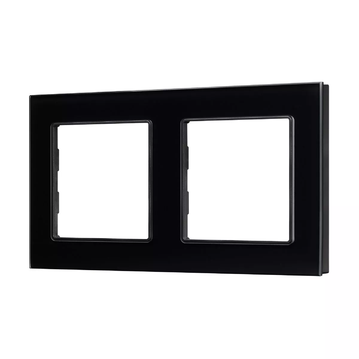 

Рамка двухместная Arlight FRM-GLARE-GS-2-BK 043797