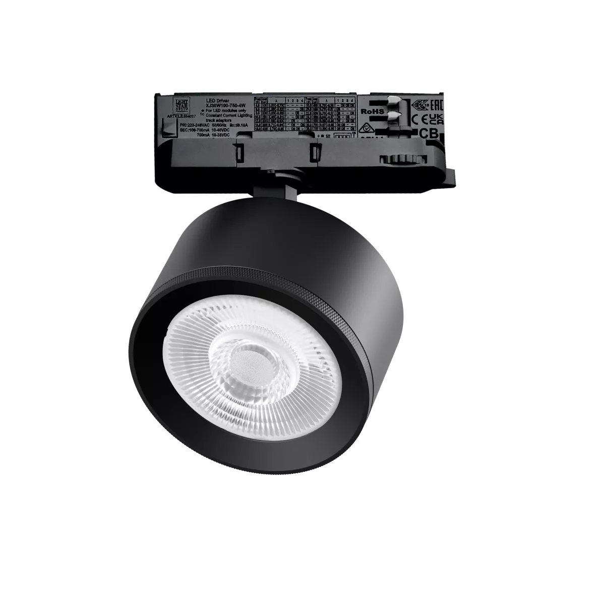 

Трековый трехфазный светильник Quattro LED 60G с адаптером Lightstar Alta Pro A5537QT60G