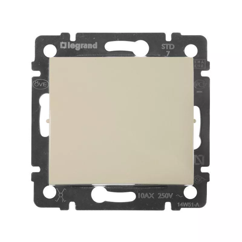 

Переключатель одноклавишный промежуточный Legrand Valena 10A 250V слоновая кость 774307