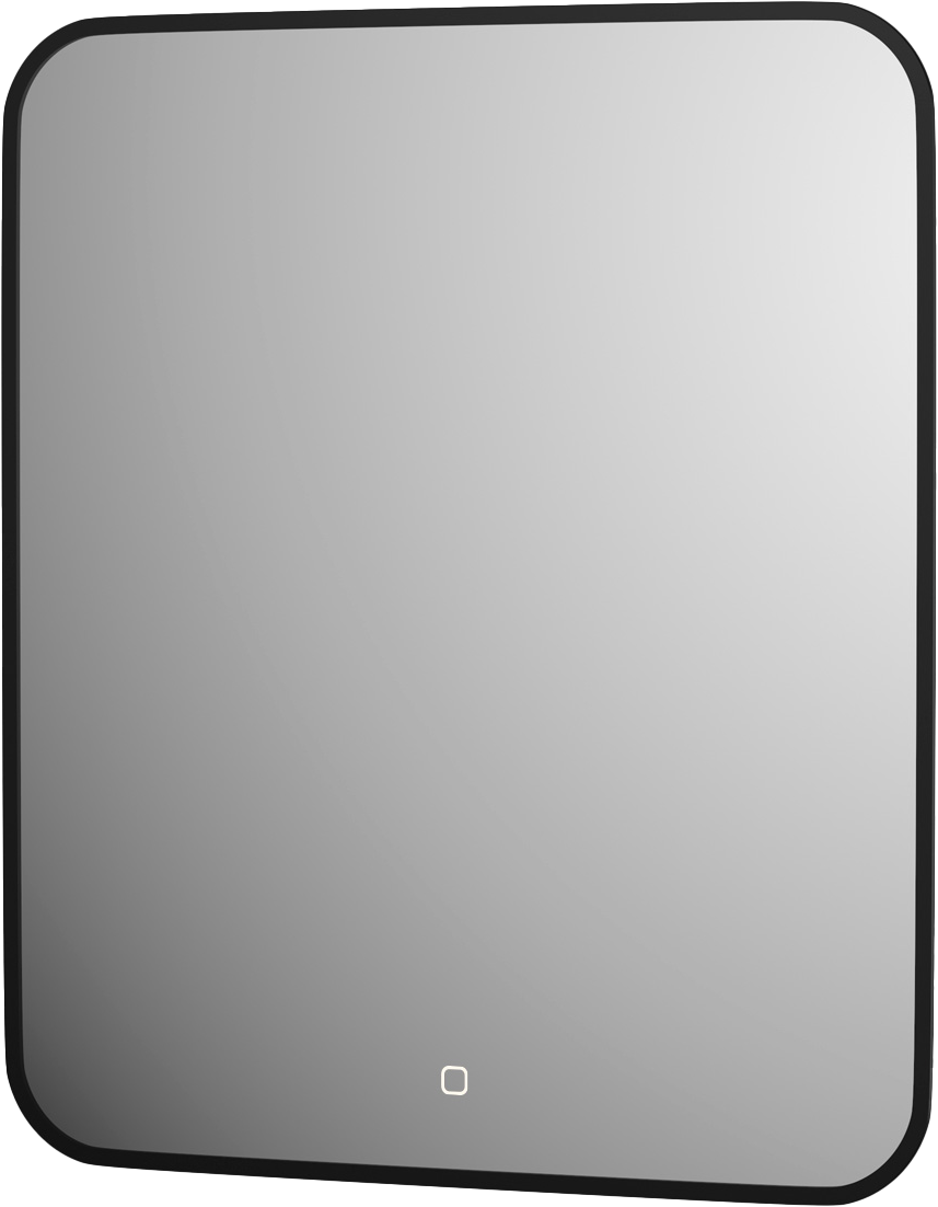 

Зеркало Defesto Aura DF 2976S 60x70, с теплой подсветкой, сенсорный выключатель, черное