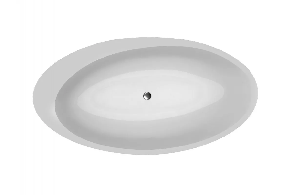 

Ванна акриловая Vayer Boomerang Oval Etna 194x100 встраиваемая белый