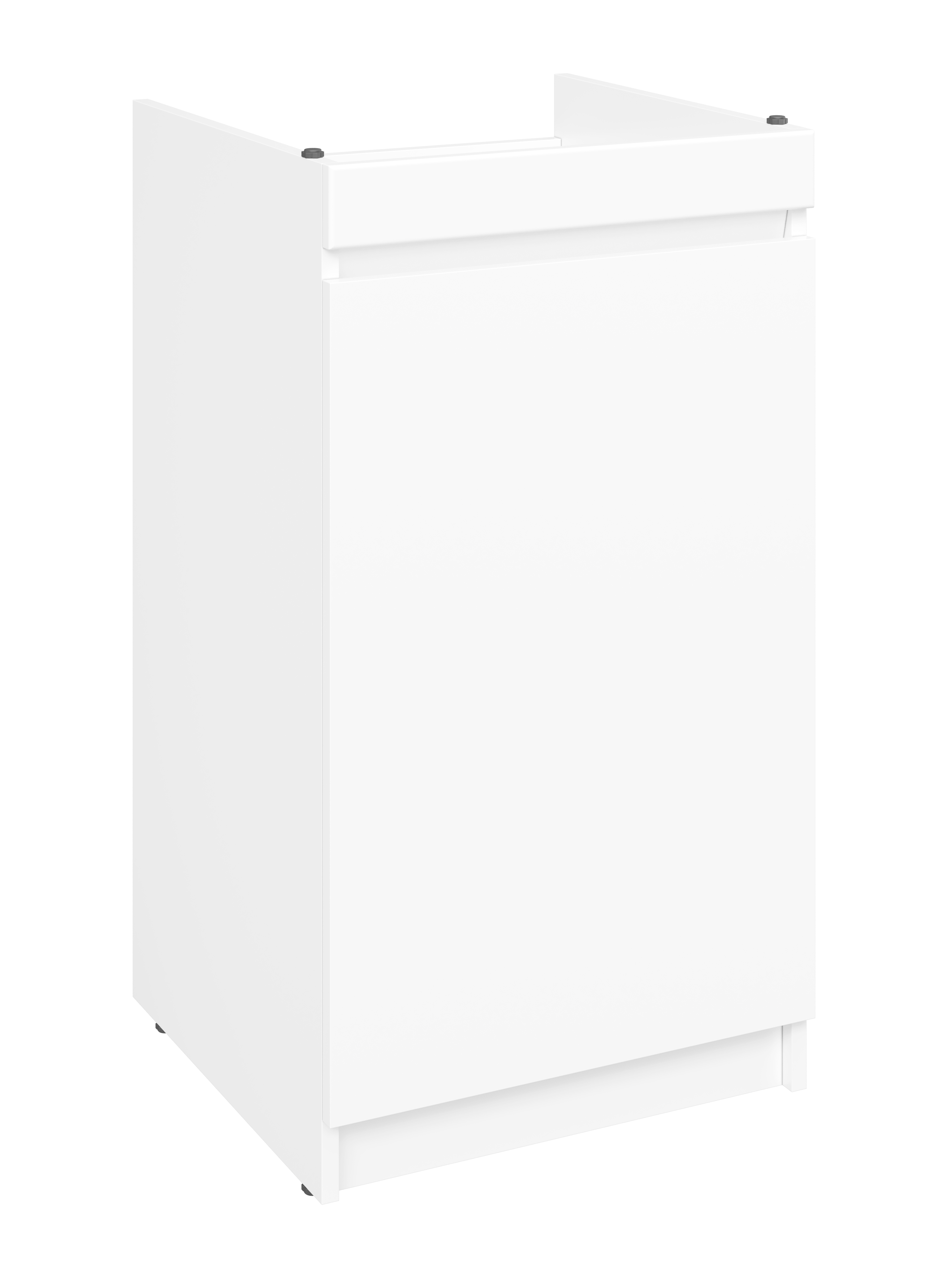 Тумба под раковину без столешницы DIWO Тольятти 40 с дверцами под стиральную машину белая 7056₽