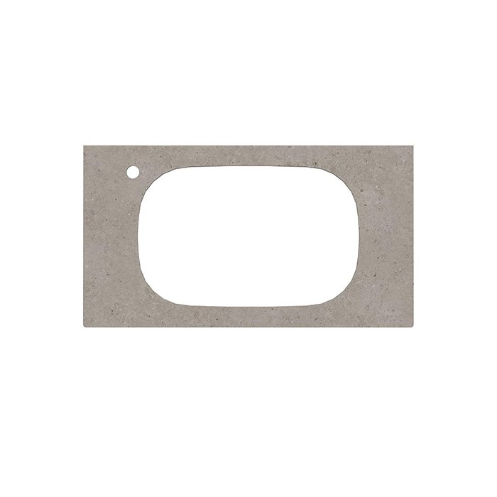 

Спец. изделие декоративное для раковин, встраиваемых сверху MAGICA Риккарди 90 см, серый матовый