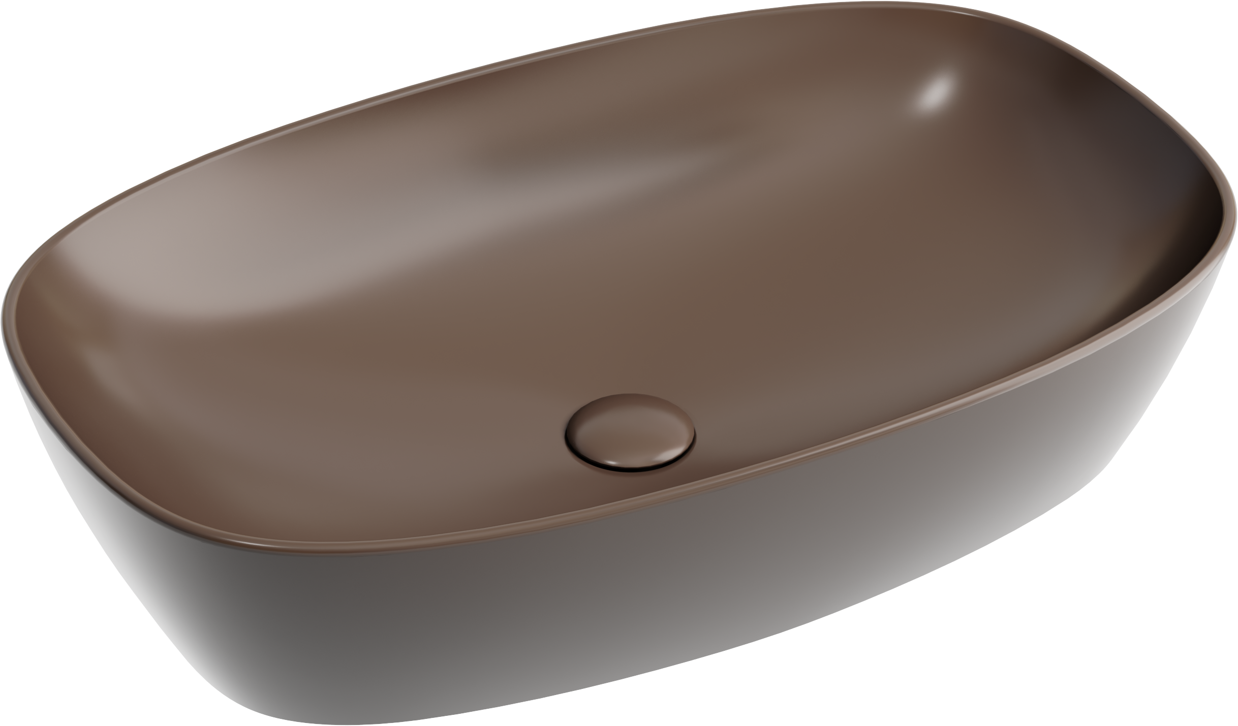 

Накладная раковина Ceramicanova Element CN6049MDB темно-коричневая матовая