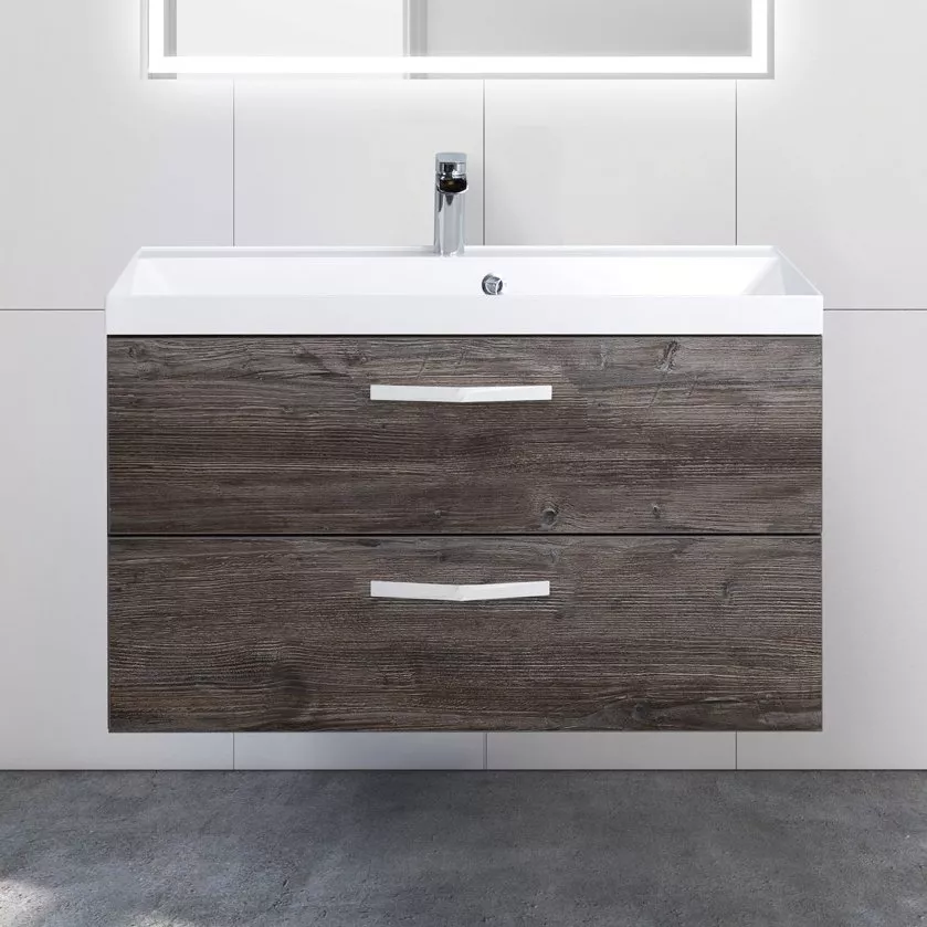 

Тумба с раковиной BelBagno Aurora 90 pino pasadena, Темное дерево