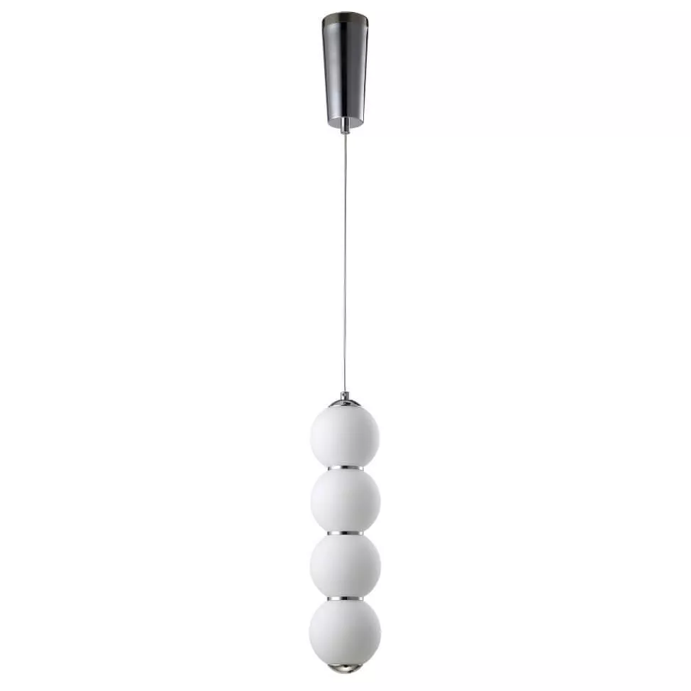 

Подвесной светодиодный светильник Crystal Lux Desi SP4 Chrome/White
