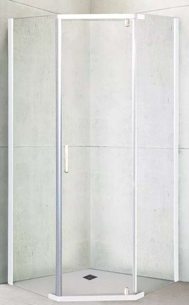 

Душевой уголок Royal Bath TR 80х85 профиль белый стекло прозрачное