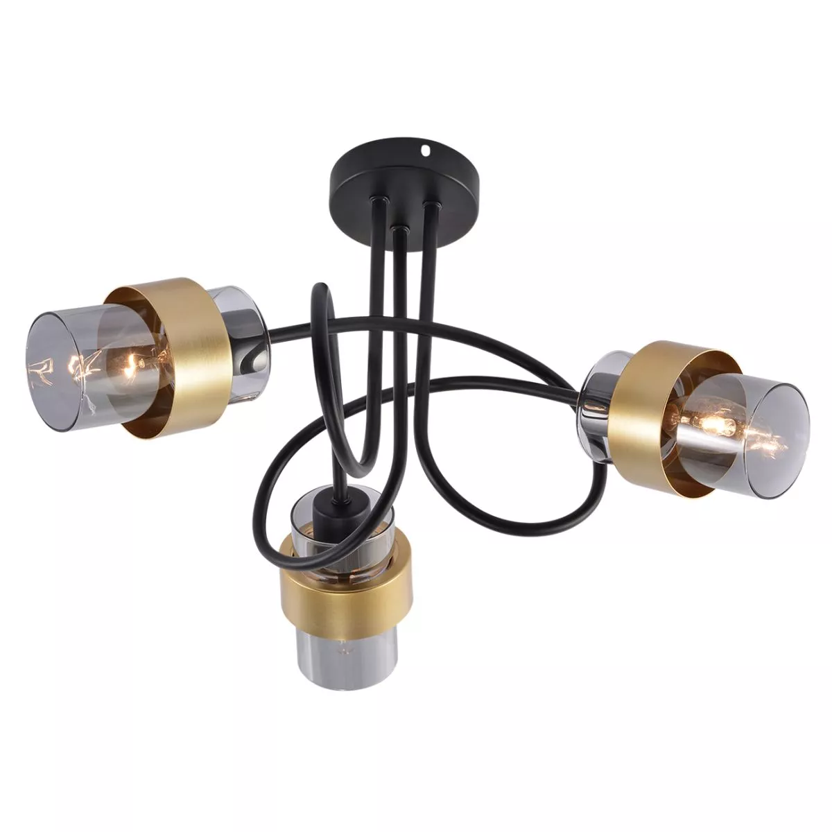 

Потолочный светильник Escada Hurricane 1139/3P Black/Gold