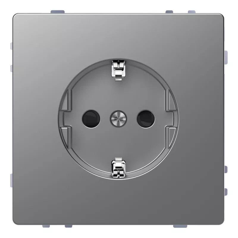 

Розетка Schneider Electric Merten D-Life 16A с/з и шторками MTN2300-6036