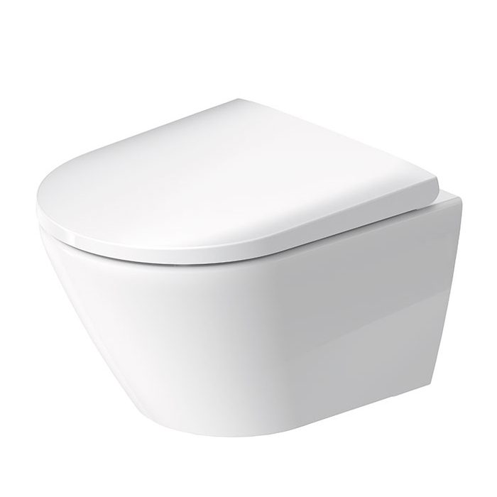 

DURAVIT (D-Neo Rimless) СЕТ: унитаз подвесной укороченный 258809 + сиденье SoftClose 002169, белый