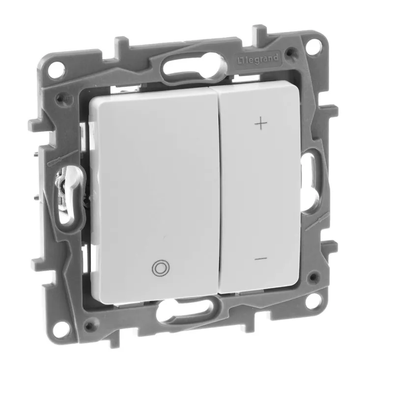 

Диммер кнопочный Legrand Etika без нейтрали 400W белый 672218
