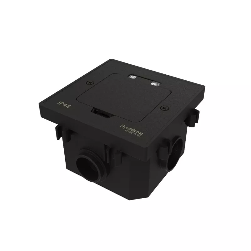 

Лючок на 2 модуля IP44 с монтажной коробкой для бетонных полов , тип MDK20 Systeme Elecrtic MultiDesk MDK20202MBC