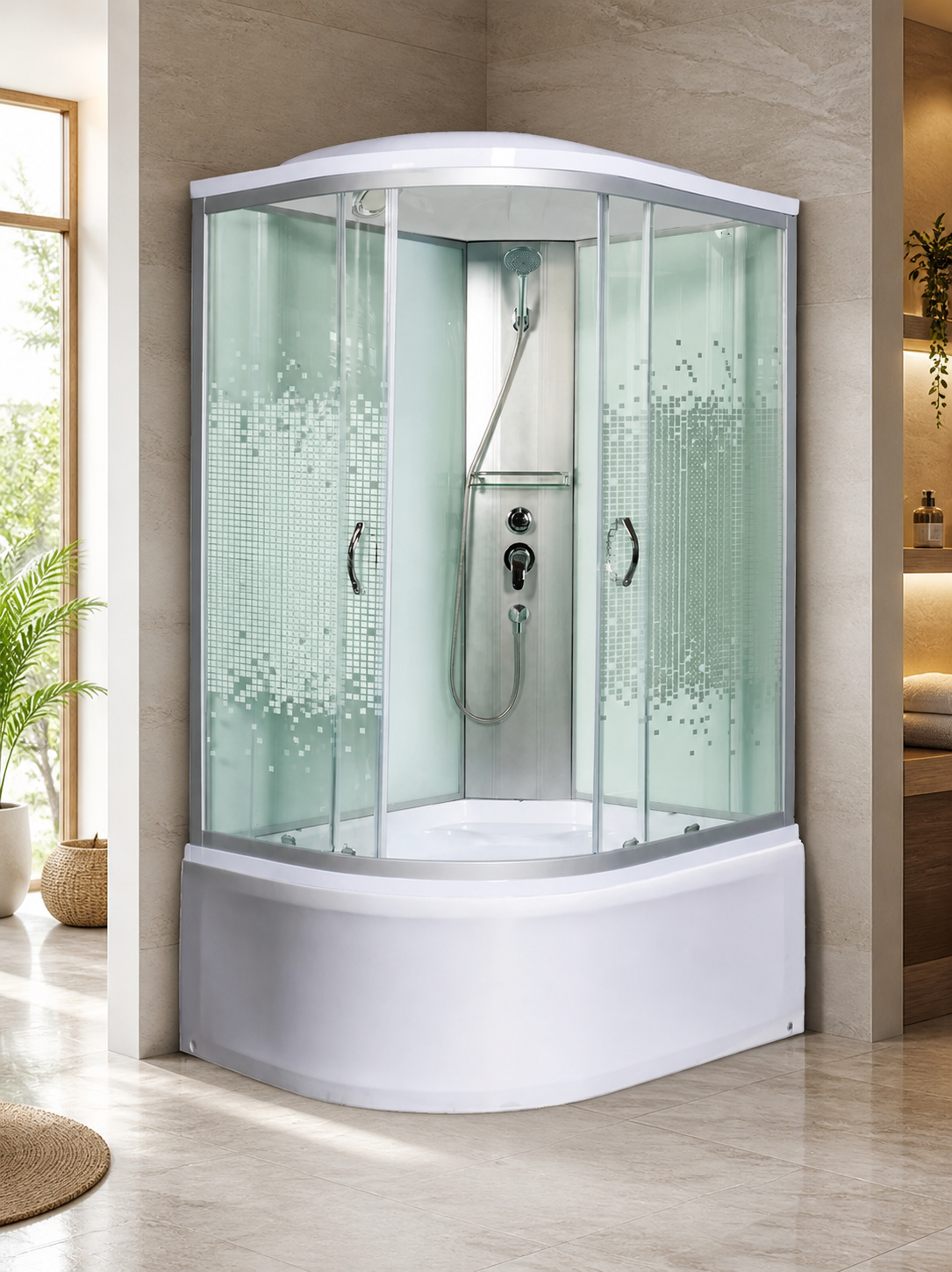 МОНОМАХ XL 120/80/44 МЗ R Душевая кабина