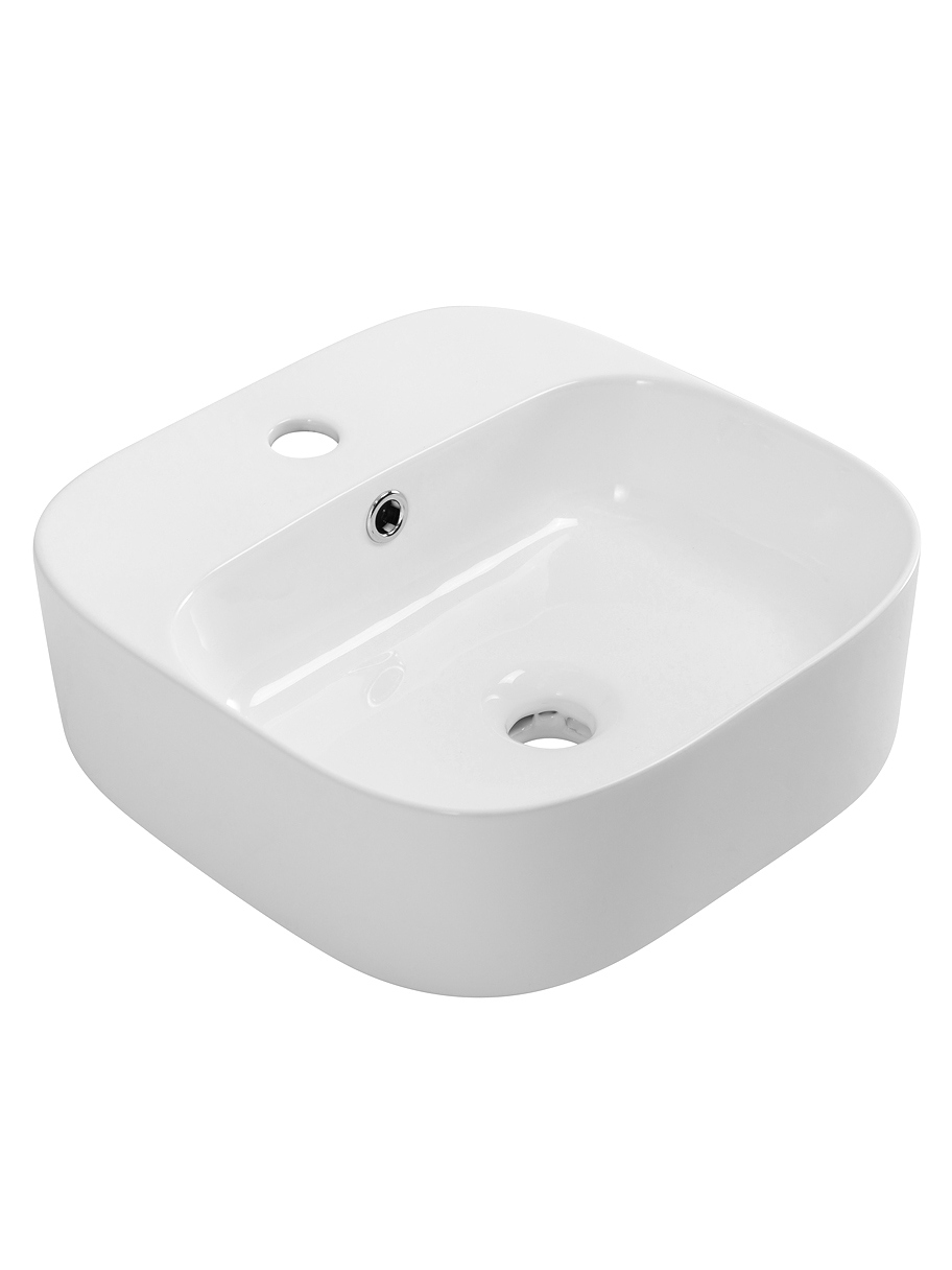 

Накладная раковина Cezares 39 глянцевая белая