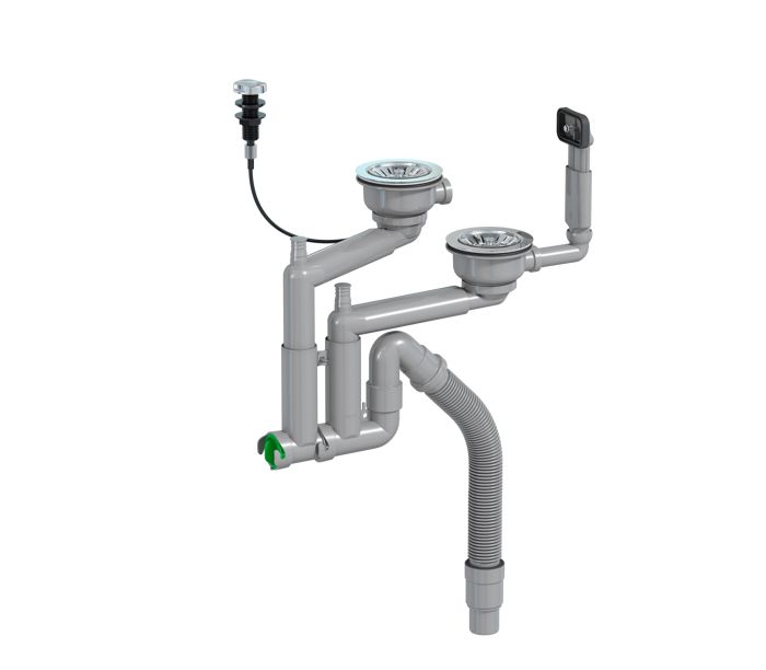 

Сифон для мойки PREVEX Smartloc двойной (42R13916)