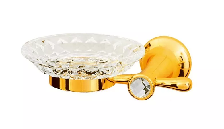 

Мыльница подвесная Boheme Chiaro золото с кристаллами Swarovski
