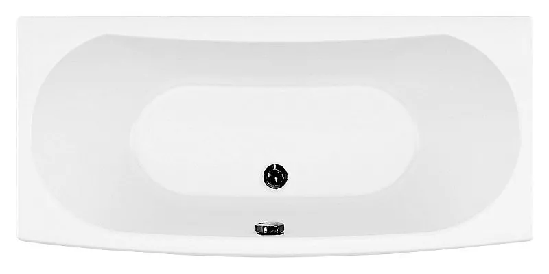 

Акриловая ванна Aquanet Izabella 158x75, Белый