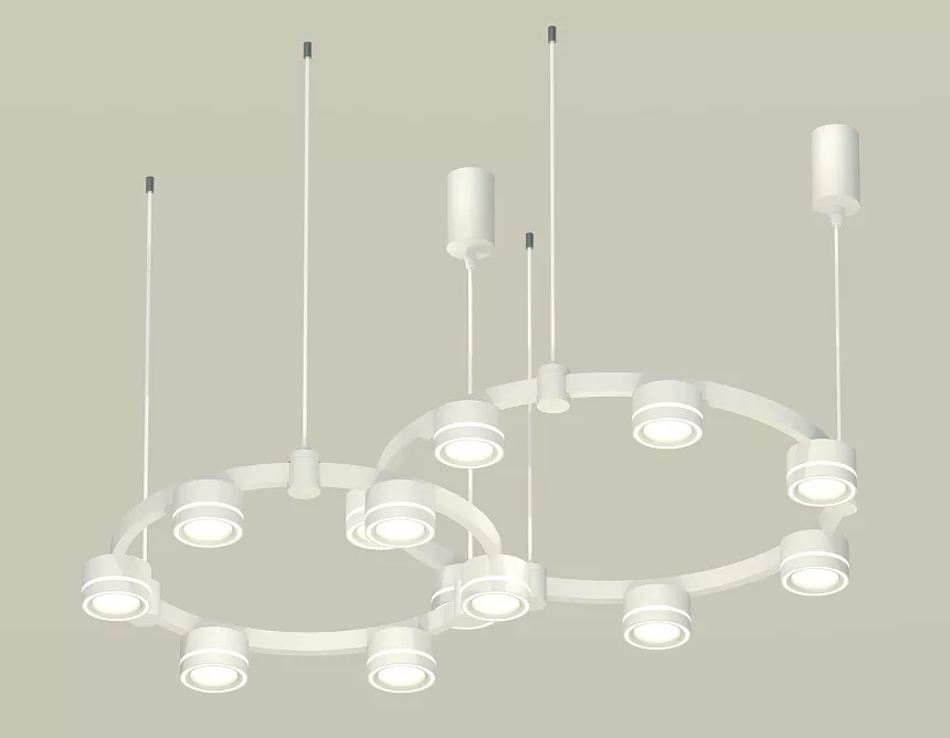 

Комплект подвесного светильника Ambrella Light Techno Ring XR92081003 (A9208x2, C9236, C9231, N8433)