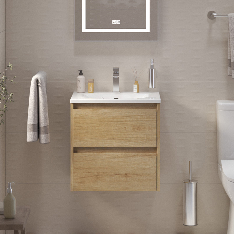 Тумба с раковиной BelBagno Kraft 39 50 rovere nebrasca nature раковина BB-8099-3-50 33800₽
