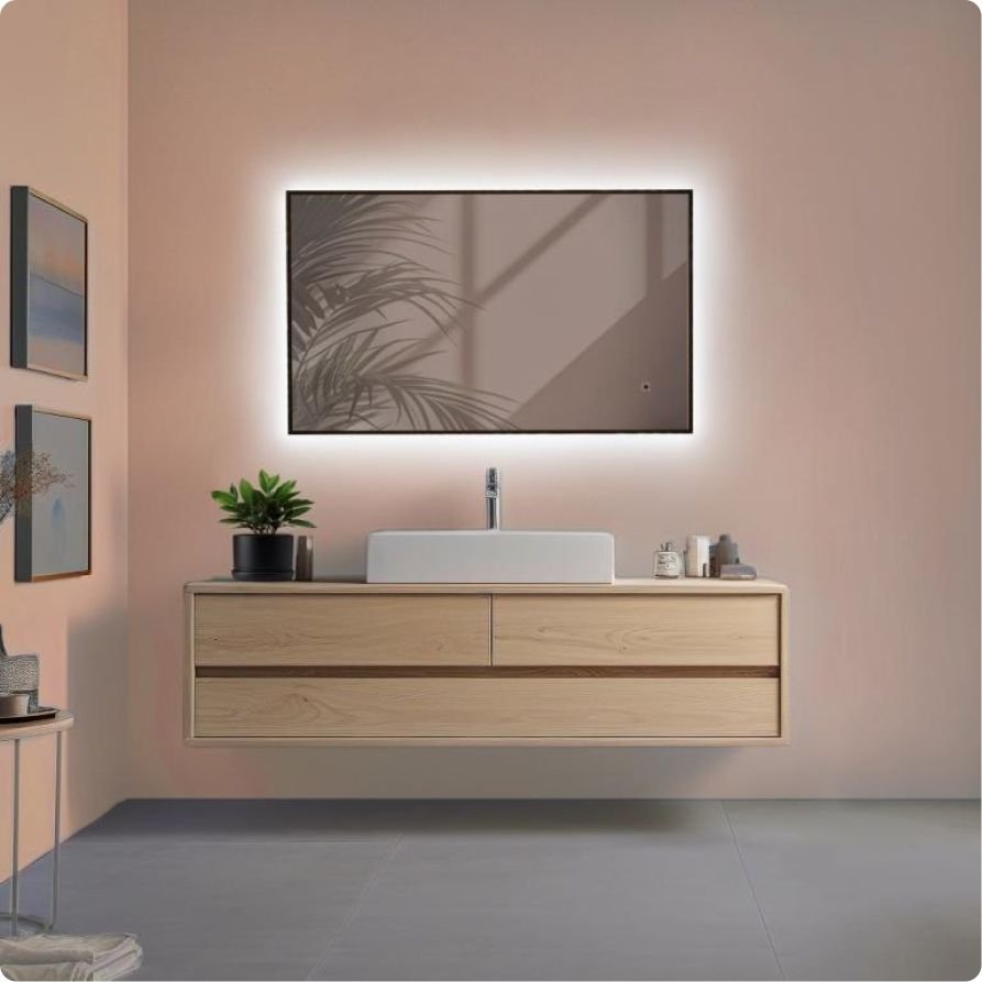 

Зеркало в ванную AQUAme 60x100