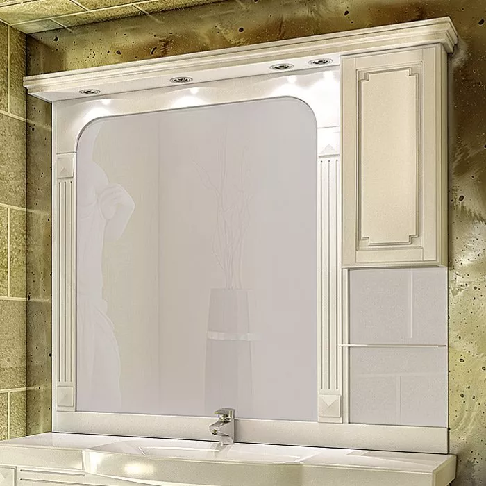 

Зеркало Aquanet Фредерика new 140