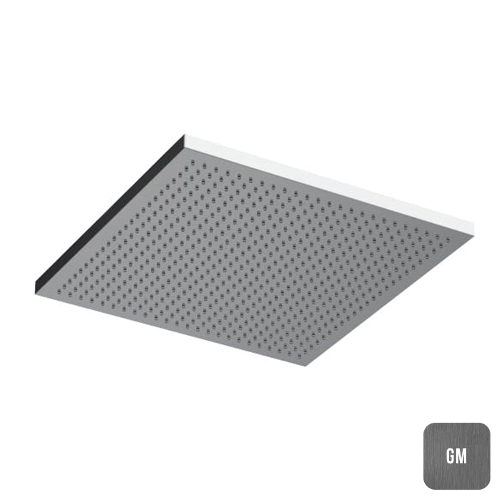 ALMAR Velvet rain Верхний душ 300х300 мм из нерж стали без держателя1 режим душ Velvet rain Brushed PVD цвет Gun Metal GM 107246₽