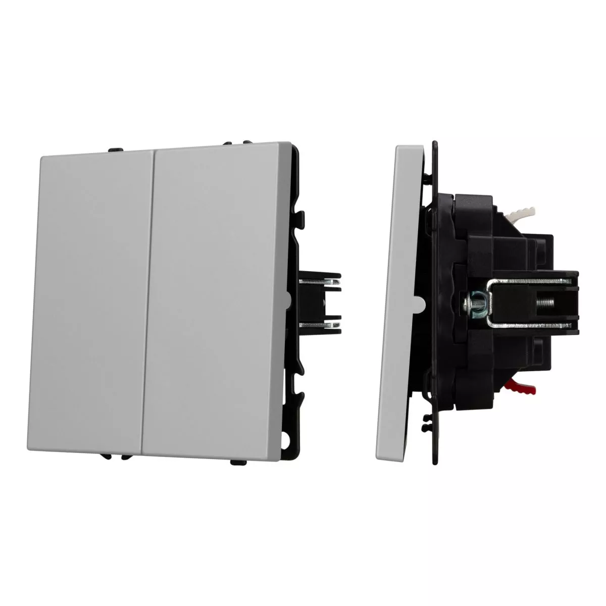 Выключатель проходной 2 кл софт-тач никель Arlight SWT-MKP2-SFPL-IS (250V, 10A) 059423(1)