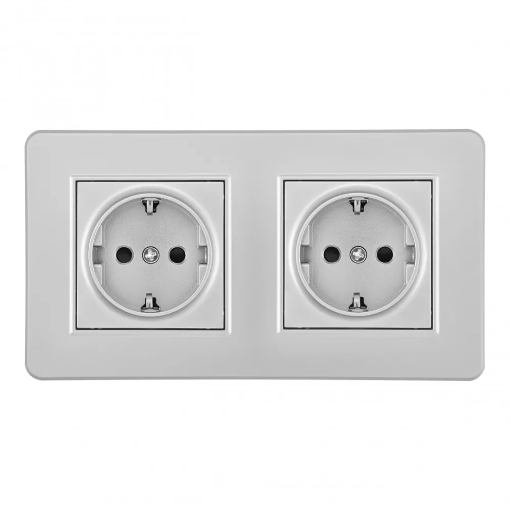 

Розетка Arte Milano SET16-2-40-1x2 silver