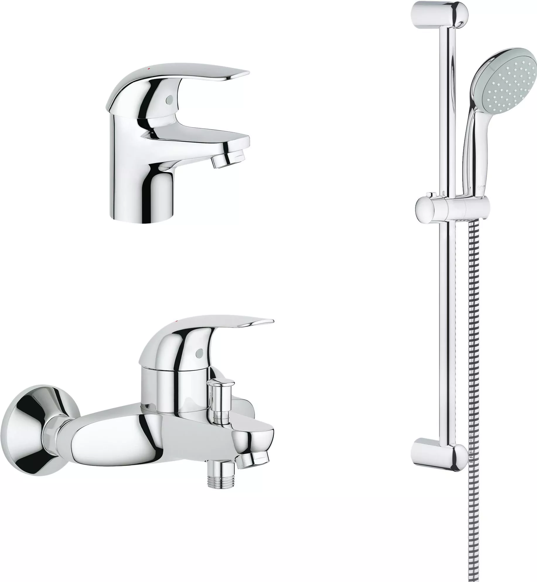 

Душевой комплект Grohe Euroeco 124428