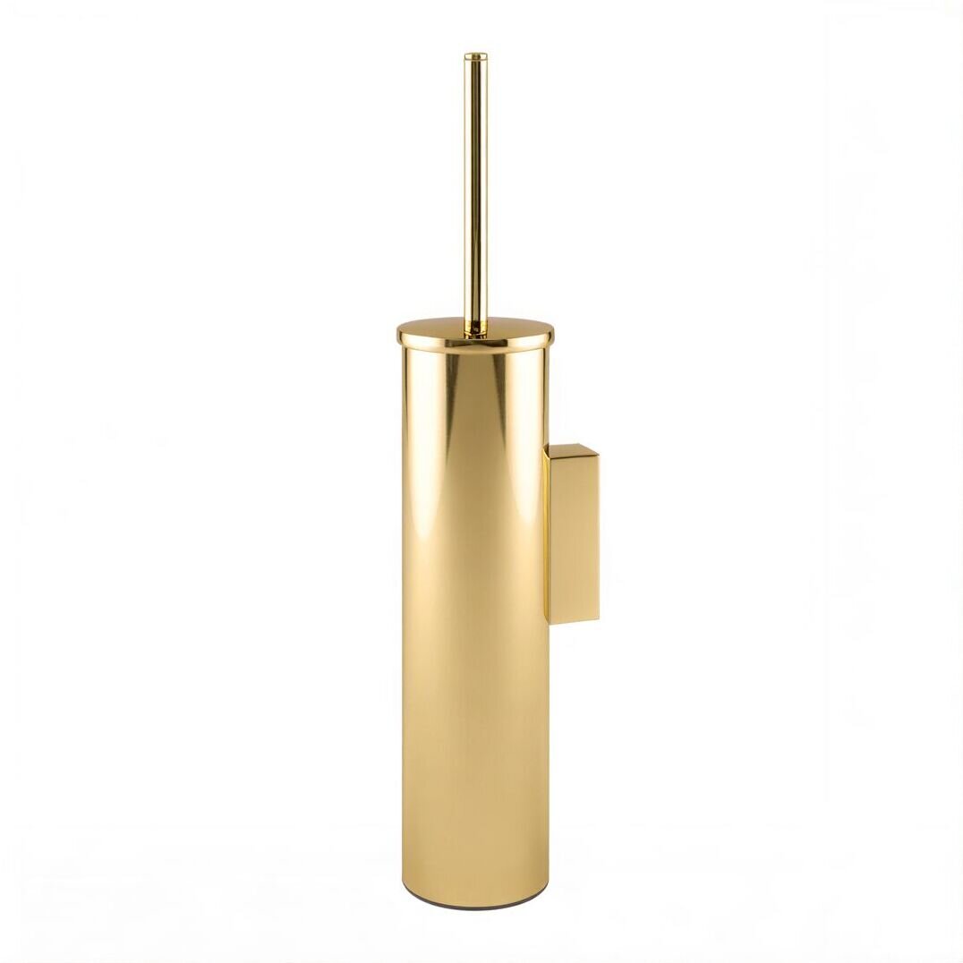 K-1087POLISHED GOLD Щетка для унитаза подвесная
