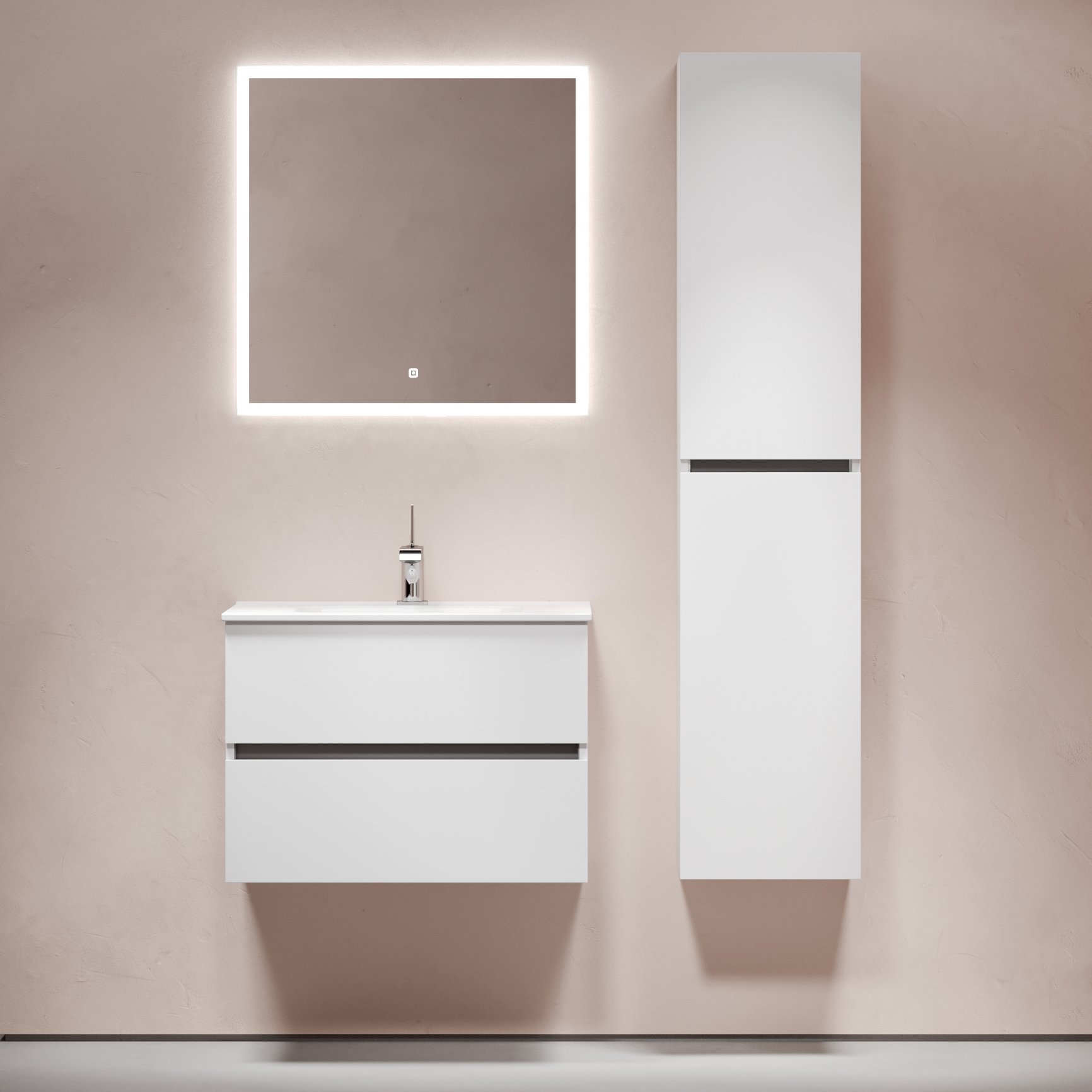 

Мебель для ванной комнаты Sancos Urban 70 белый глянец, раковина белая