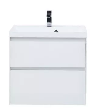 

Тумба с раковиной Aquanet Гласс 70 белый