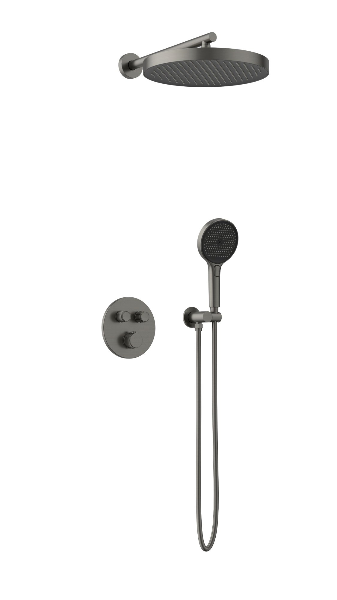 

Душевой комплект AltroBagno Bilancia 040413 GrMt С ВНУТРЕННЕЙ ЧАСТЬЮ, оружейная сталь