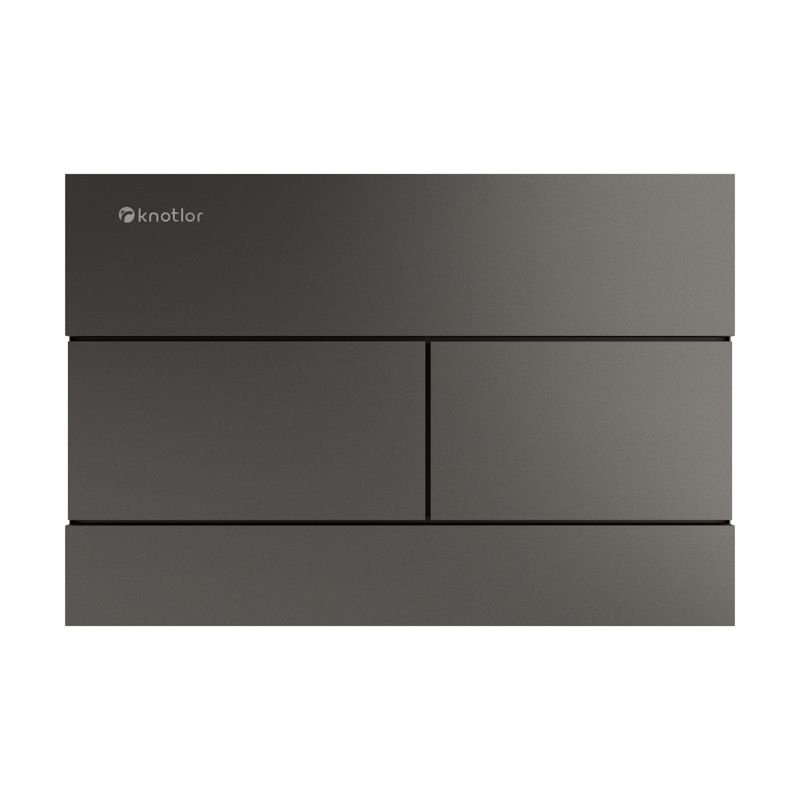 

Клавиша смыва Knotlor BIS103GM, вороненая сталь
