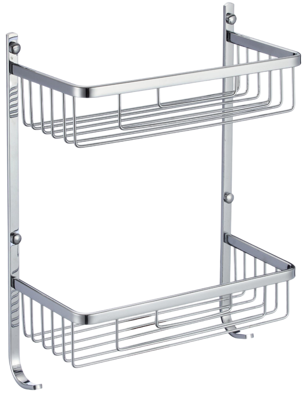 

Полка Savol S-002522 двойная, прямая, хром